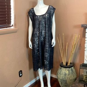 Lace retro 1920s dress and blazer